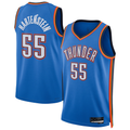 Punc OC.Thunder #55 Isaiah Hartenstein Blue Swingman Stitched Jerseys - Icon Edition