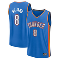 Punc OC.Thunder #8 Jalen Williams Blue Fast Break Replica Player Stitched Jerseys - Icon Edition