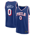 Punc P.76ers #0 Tyrese Maxey  Royal Fast Break Replica Player Jerseys - Icon Edition