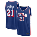 Punc P.76ers #21 Joel Embiid  Royal Fast Break Replica Player Jerseys - Icon Edition