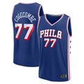 Punc P.76ers #77 V. J. Edgecombe Royal 2025 Draft First Round Pick Fast Break Replica Jerseys - Icon Edition