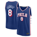 Punc P.76ers #8 Paul George Royal Fast Break Replica Player Jerseys - Icon Edition