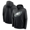 Punc P.Eagles Black LOGO Pullover Hoodies Home Game Stitched Jerseys