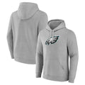 Punc P.Eagles Gray LOGO Pullover Hoodies Home Game Blank Player Stitched Jerseys