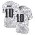 Punc P.Eagles #10 Braden Mann Player Arctic Camo Salute to Service Limited Game Stitched Jerseys