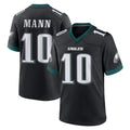 Punc P.Eagles #10 Braden Mann Player Black Game Home Stitched Jerseys