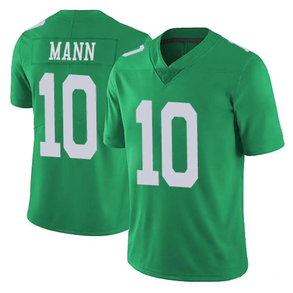 Punc P.Eagles #10 Braden Mann Player Green Limited Vapor Untouchable Home Game Stitched Jerseys