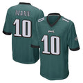 Punc P.Eagles #10 Braden Mann Player Team Color Green Home Game Stitched Jerseys