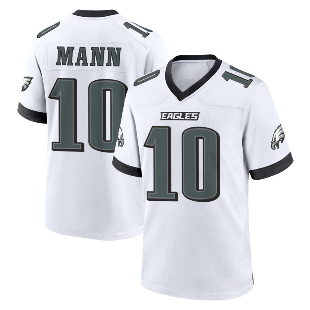 Punc P.Eagles #10 Braden Mann Player White Game Home Stitched Jerseys