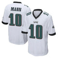 Punc P.Eagles #10 Braden Mann Player White Home Game Stitched Jerseys
