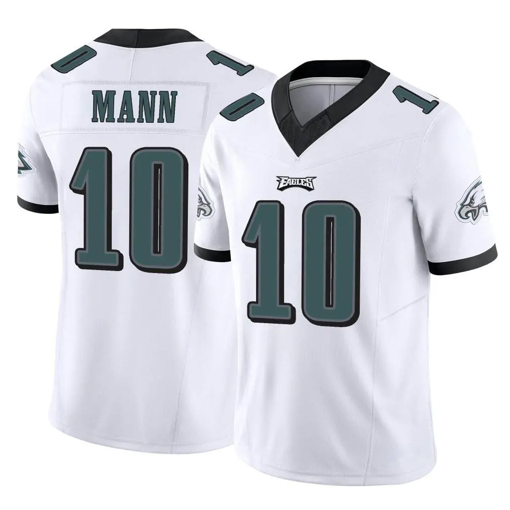 Punc P.Eagles #10 Braden Mann Player White Limited Vapor F.U.S.E. Home Game Stitched Jerseys
