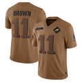 Punc P.Eagles #11 A.J. Brown Player Brown Salute To Service Limited Stitched Jerseys