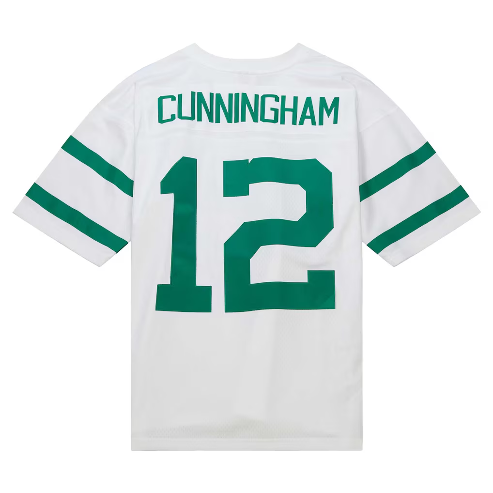Punc P.Eagles #12 Randall Cunningham Mitchell & Ness White Legacy Replica Jersey