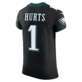 PuncP.Eagles #1 Jalen Hurts Black Alternate Vapor F.U.S.E. Elite Stitched Jerseys