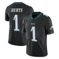 Punc P.Eagles #1 Jalen Hurts Player Black Limited Vapor Untouchable Home Game Stitched Jerseys