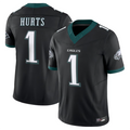 Punc P.Eagles #1 Jalen Hurts Player Black Vapor F.U.S.E. Limited Stitched Jerseys