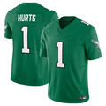 Punc P.Eagles #1 Jalen Hurts Player Kelly Green Vapor F.U.S.E. Limited Stitched Jerseys