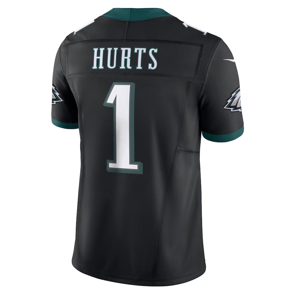 Punc P.Eagles #1 Jalen Hurts Player Limited Black Vapor F.U.S.E. Stitched Jerseys