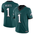 Punc P.Eagles #1 Jalen Hurts Player Midnight Green Vapor F.U.S.E. Limited Stitched Jerseys