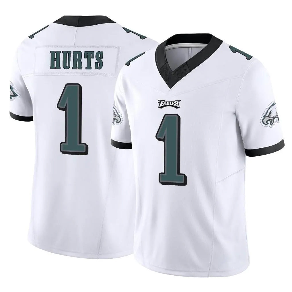 Punc P.Eagles #1 Jalen Hurts Player White Limited Vapor F.U.S.E. Home Game Stitched Jerseys