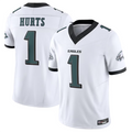 Punc P.Eagles #1 Jalen Hurts Player White Vapor F.U.S.E. Limited Stitched Jerseys