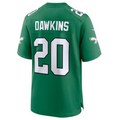 Punc P.Eagles #20 Brian Dawkins Green Alternate Retired Player Game Jersey Stitched American Stitched Jersey