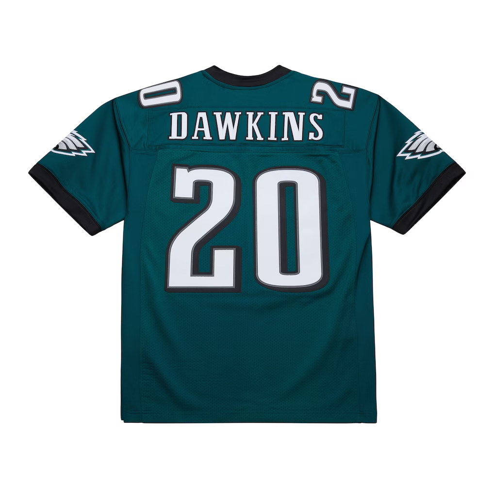 Punc P.Eagles #20 Brian Dawkins Mitchell & Ness Green 2007 Authentic Throwback Retired Player Stitched Puhic Jersey