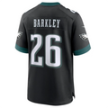 Punc P.Eagles #26 Saquon Barkley Black Alternate Game Jersey Stitched American Stitched Jersey