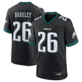 Punc P.Eagles #26 Saquon Barkley Black Alternate Game Stitched American Stitched Jerseys