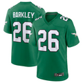 Punc P.Eagles #26 Saquon Barkley Green Alternate Game Stitched American Stitched Jerseys