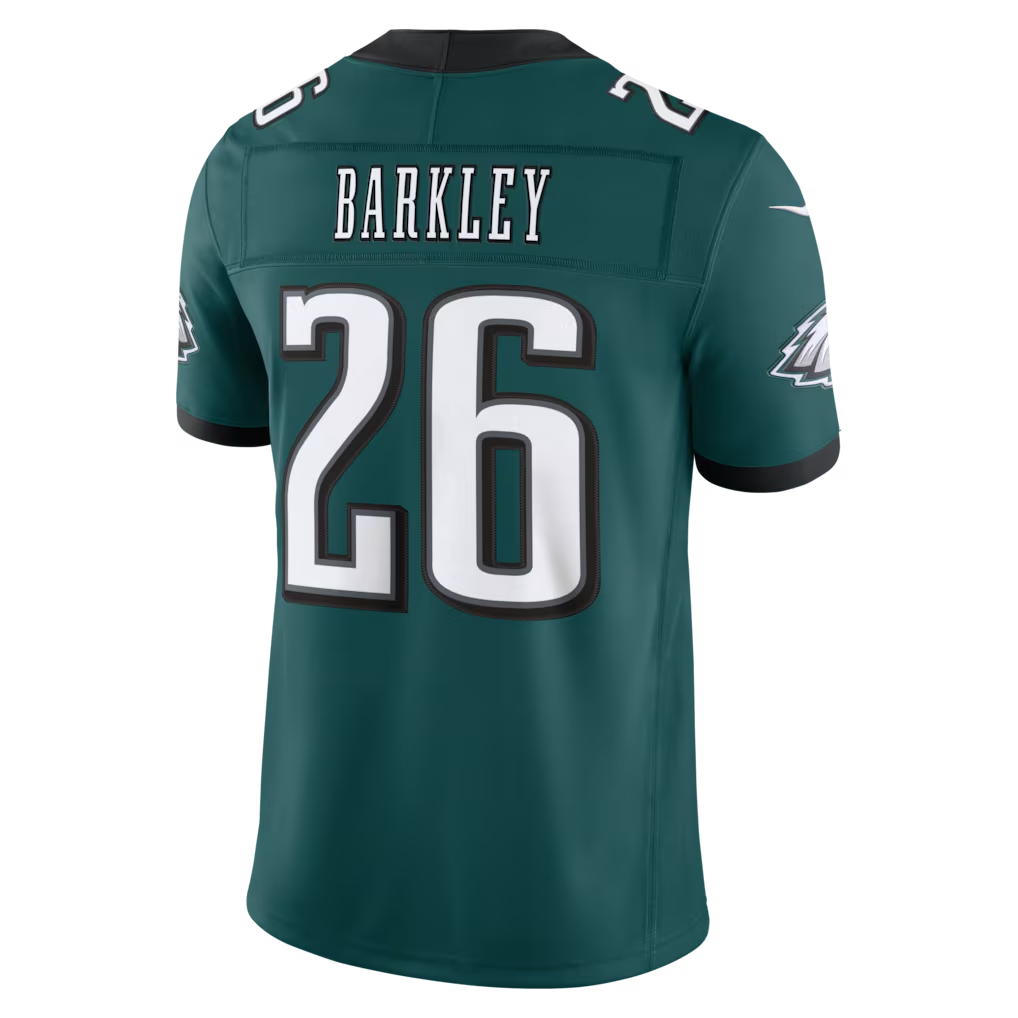 Punc P.Eagles #26 Saquon Barkley Midnight Green Team Vapor F.U.S.E. Stitched Limited Jerseys
