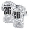 Punc P.Eagles #26 Saquon Barkley Player Arctic Camo Salute to Service Limited Game Stitched Jerseys