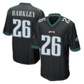 Punc P.Eagles #26 Saquon Barkley Player Black Home Game Stitched Jerseys