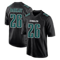 Punc P.Eagles #26 Saquon Barkley Player Carbon Black Fashion Home Game Stitched Jerseys