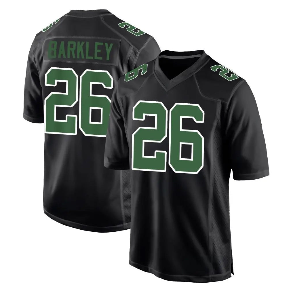 Punc P.Eagles #26 Saquon Barkley Player Carbon Green Fashion Home Game Stitched Jerseys