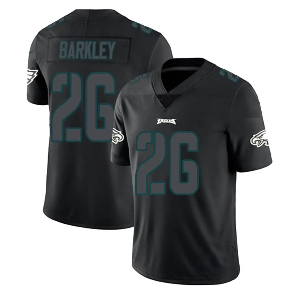 Punc P.Eagles #26 Saquon Barkley Player Limited Black Impact Home Game Stitched Jerseys
