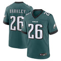 Punc P.Eagles #26 Saquon Barkley Player Midnight Green Game Stitched Jerseys