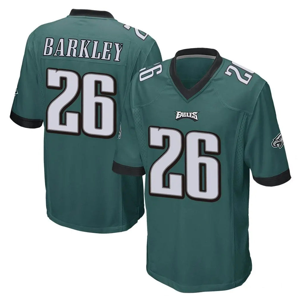 Punc P.Eagles #26 Saquon Barkley Player Team Color Green Home Game Stitched Jerseys