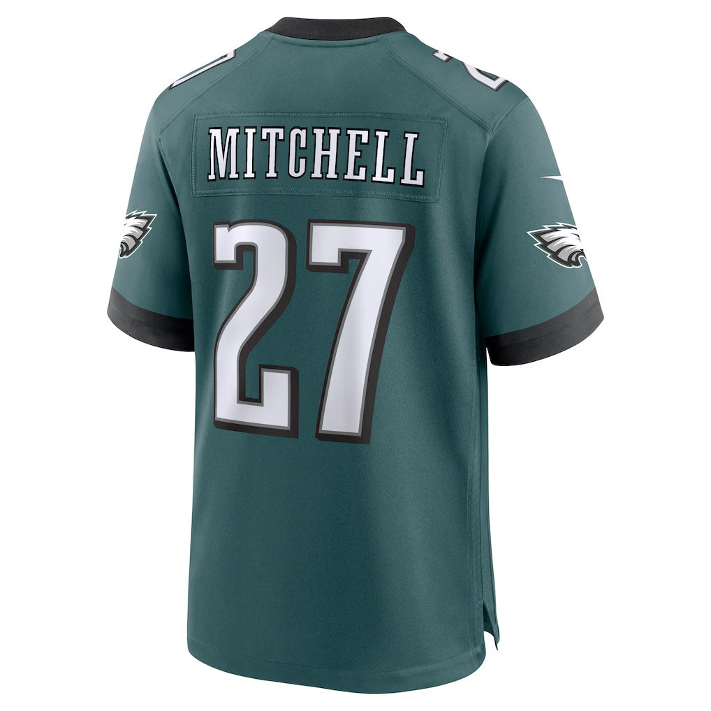 Punc P.Eagles #27 Quinyon Mitchell Midnight Green Player Game Stitched Jerseys