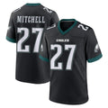 Punc P.Eagles #27 Quinyon Mitchell Player Black Game Home Stitched Jerseys