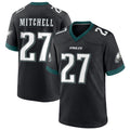 Punc P.Eagles #27 Quinyon Mitchell Player Black Home Game Stitched Jerseys