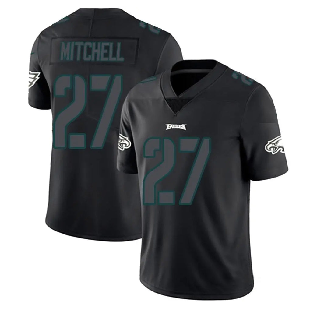 Punc P.Eagles #27 Quinyon Mitchell Player Limited Black Impact Home Game Stitched Jerseys