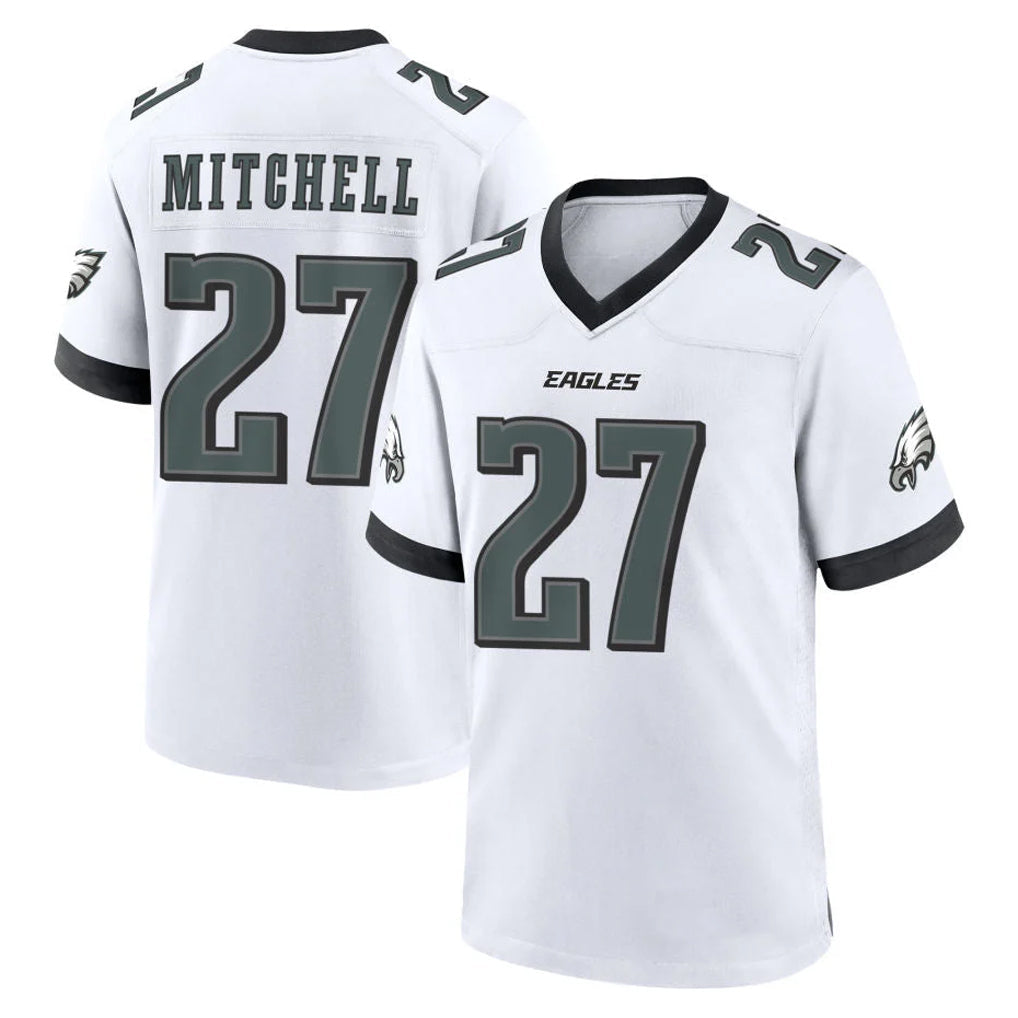 Punc P.Eagles #27 Quinyon Mitchell Player White Game Home Stitched Jerseys