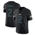 Punc P.Eagles #2 Riq Woolen Player Limited Black Impact Home Game Stitched Jerseys