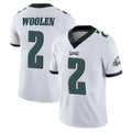Punc P.Eagles #2 Riq Woolen Player White Limited Vapor Untouchable Home Game Stitched Jerseys