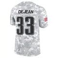 Punc P.Eagles #33 Cooper DeJean Player Arctic Camo Salute to Service Limited Stitched Jerseys