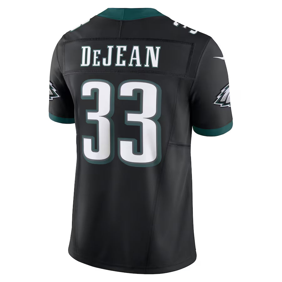 Punc P.Eagles #33 Cooper DeJean Player Black Vapor F.U.S.E. Limited Stitched Jerseys