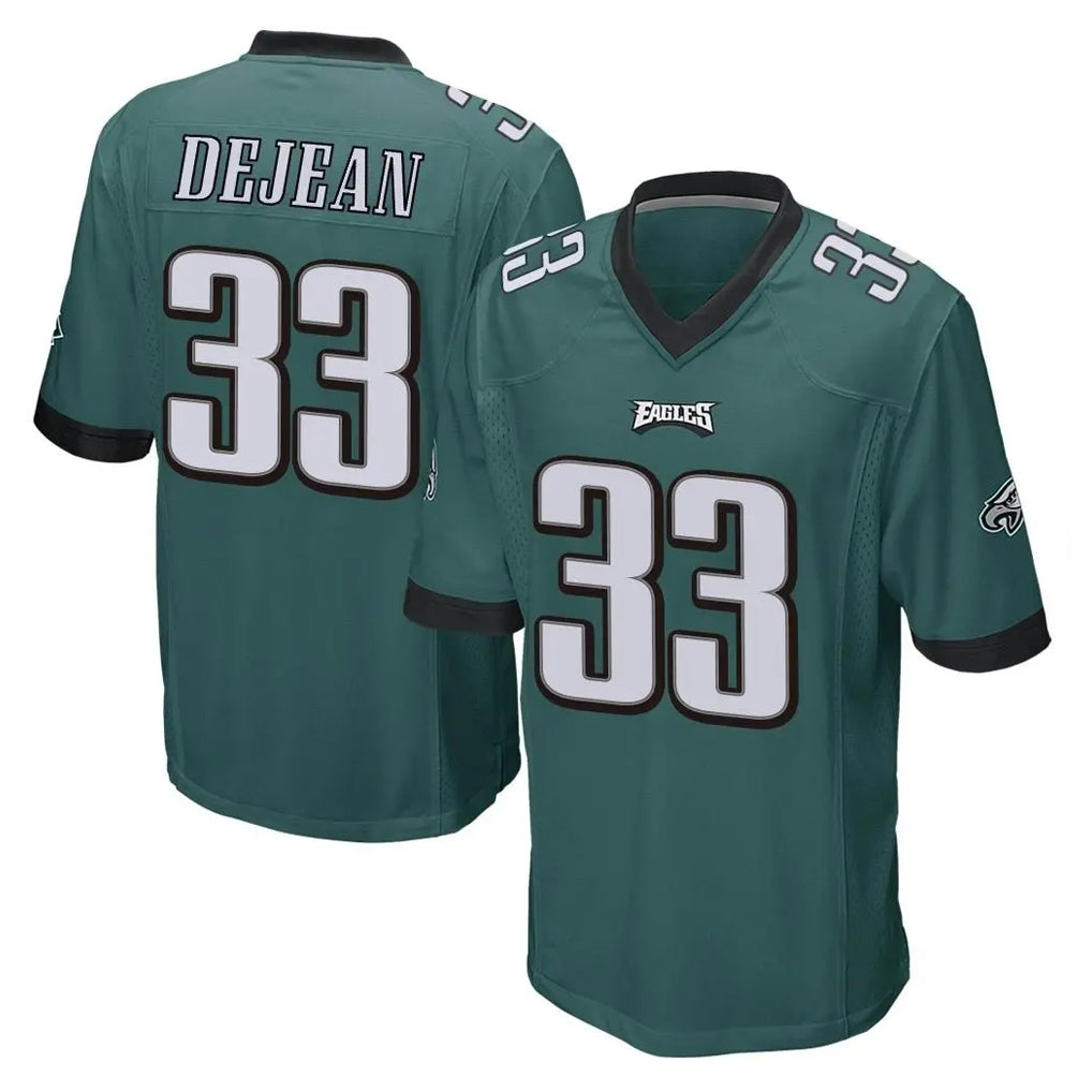 Punc P.Eagles #33 Cooper DeJean Player Team Color Green Home Game Stitched Jerseys
