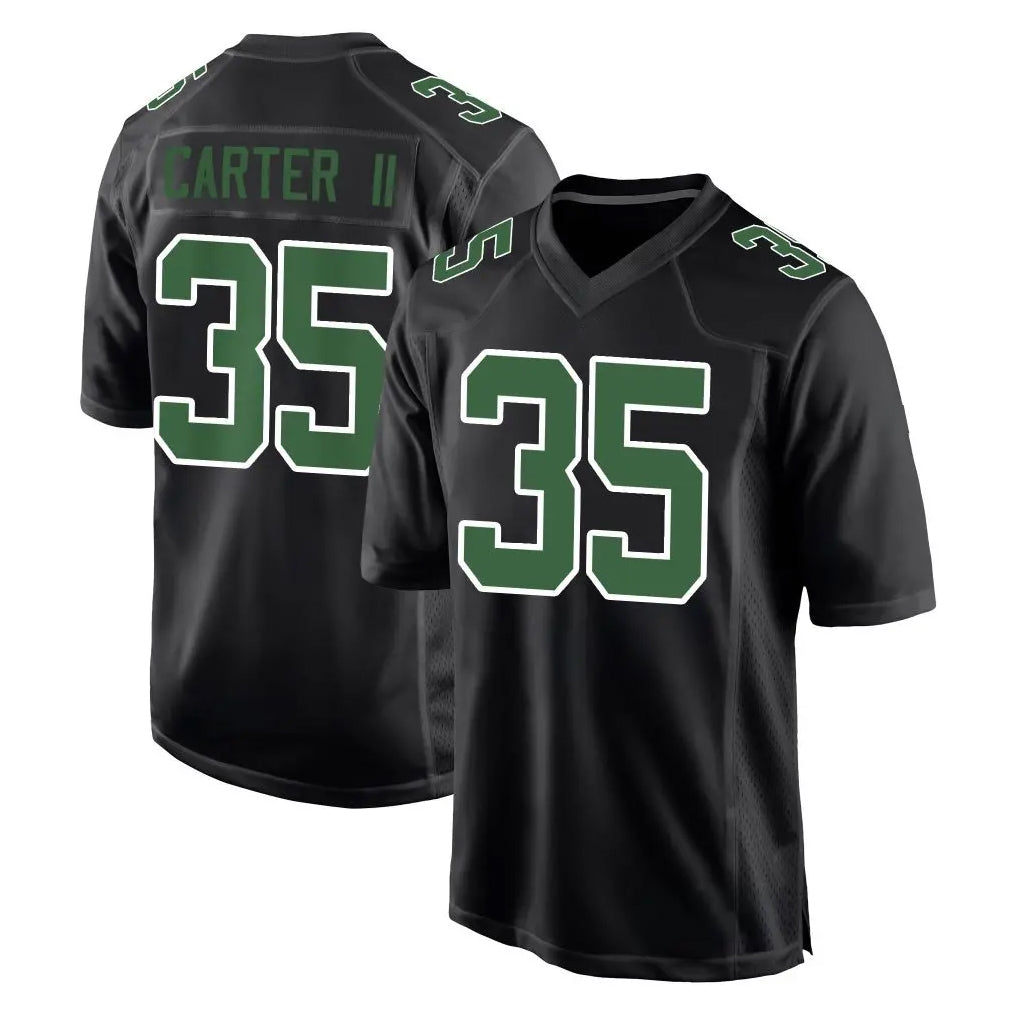 Punc P.Eagles #35 Michael Carter II Player Carbon Green Fashion Home Game Stitched Jerseys