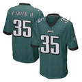 Punc P.Eagles #35 Michael Carter II Player Team Color Green Home Game Stitched Jerseys